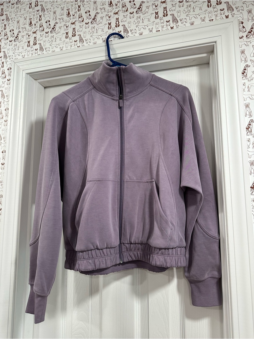 lululemon athletica Lavender Full-Zip Bomber Jacket